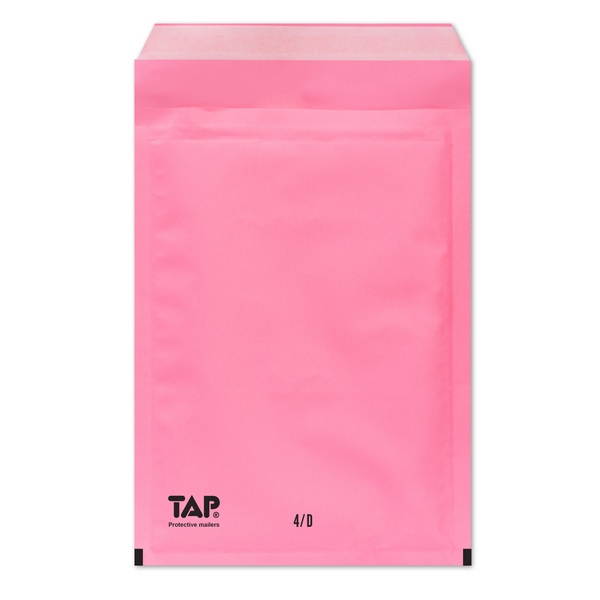 Koperta ochronna D/14 różowa 200x275 [180x265] TAP ColorBag (5szt)